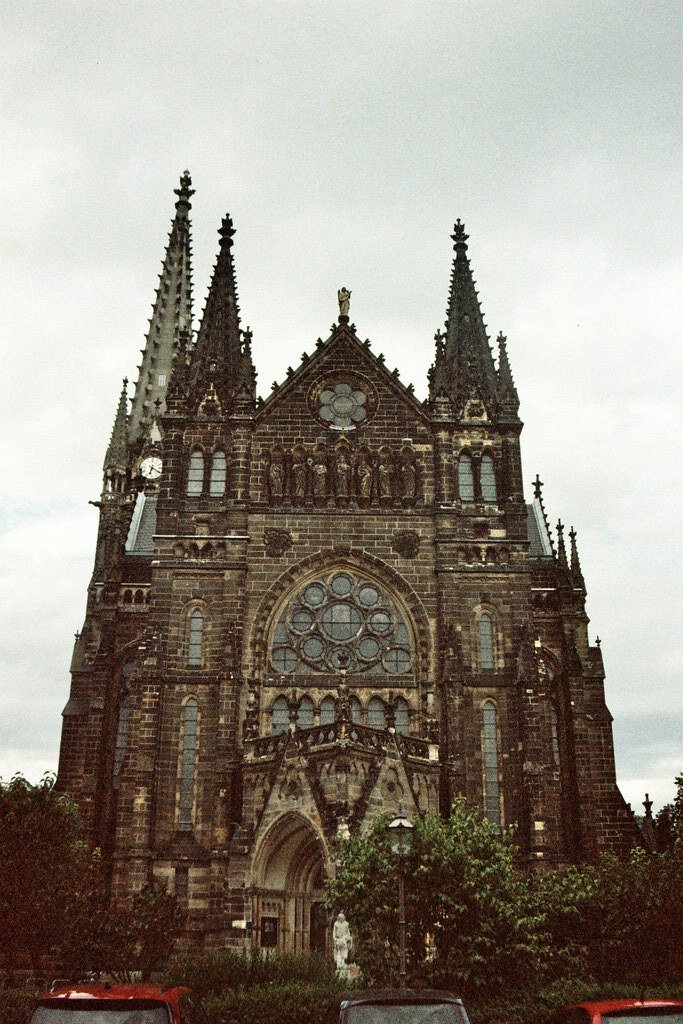 analog photography: St. Peter, Leipzig