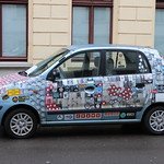 car with "some" stickers