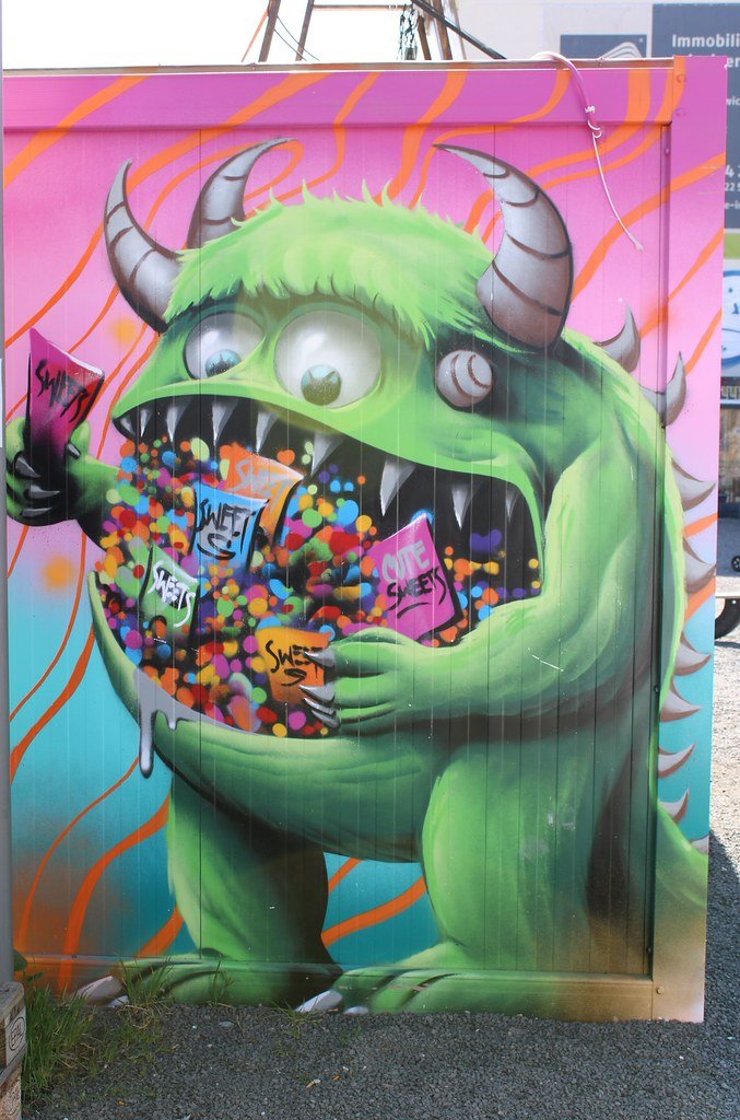 Graffiti Candy Monster