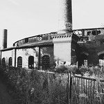 dilapidated locomotive shed