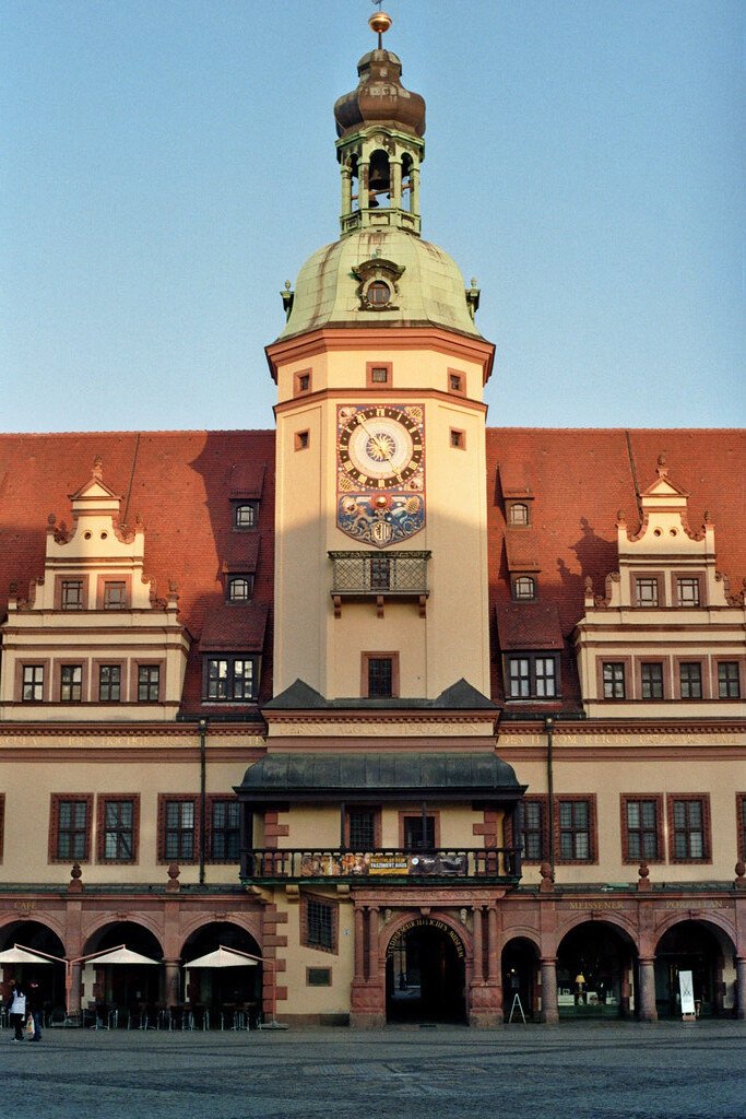 analog photography: Old City Hall, Leipzig