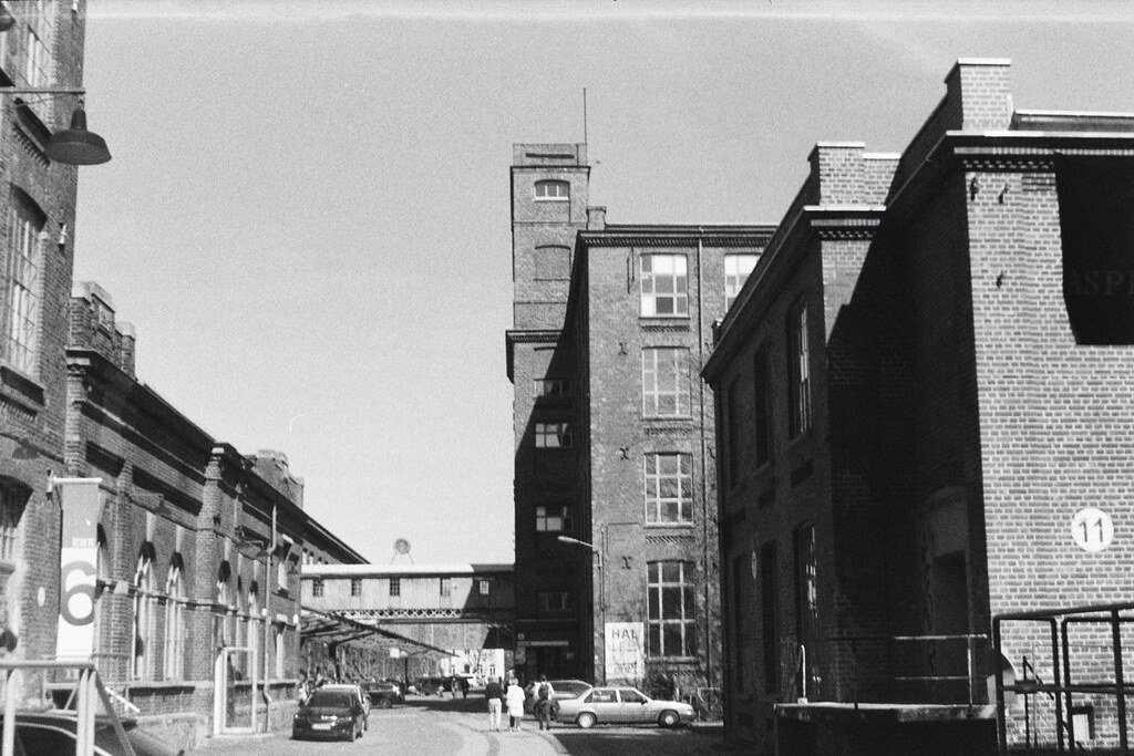 analog photography: Leipzig Cotton Mill