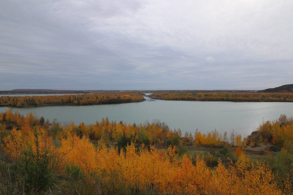 Störmthal Lake late fall