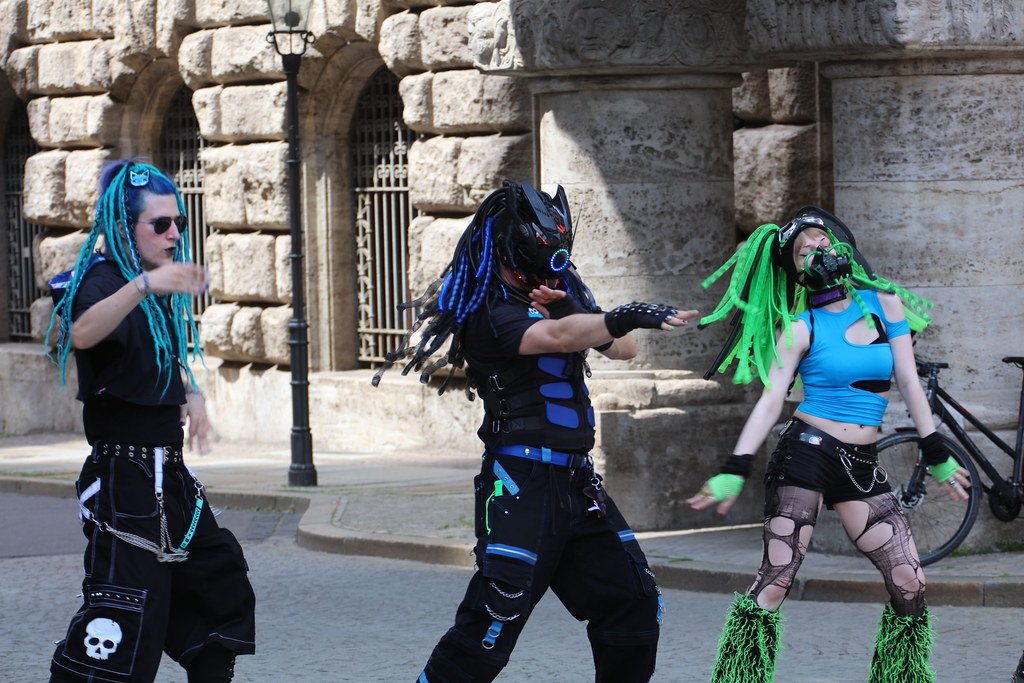 Industrial Dance Cybergoth Meeting WGT 2026 at Burgplatz
